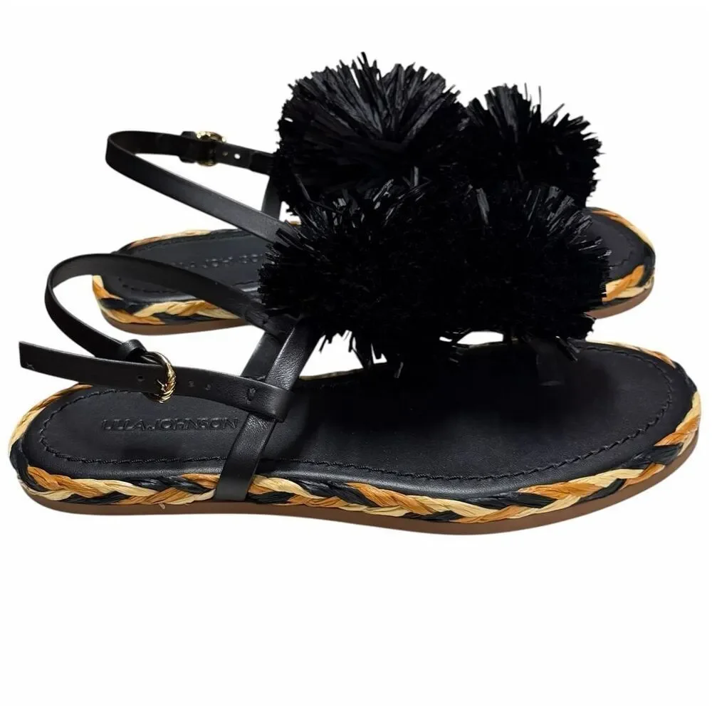 Ulla Johnson INGRID ESPADRILLE in NOIR NWB Size 38